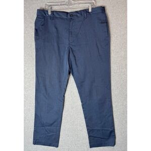 Van Heusen Pants Slim Fit Flex 3 Comfort Flat Front Casual Mens Gray Size 36x30‎